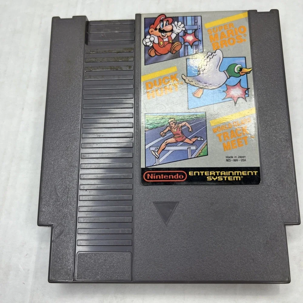 Super Mario Bros Duck Hunt World Class Track Meet - NES - Cartridge Only